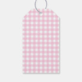 Gingham Persoonlijke Gift-Labels Cadeaulabel (Achterkant)