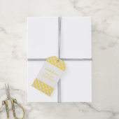 Gingham Persoonlijke Gift-Labels Cadeaulabel (Met Touw)