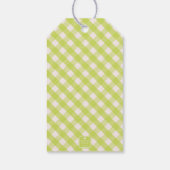 Gingham Persoonlijke Gift-Labels Cadeaulabel (Achterkant)
