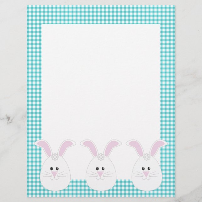 Gingham Rabbit Letterhead (Voorkant)
