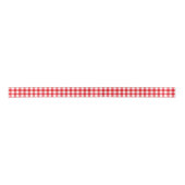 Gingham Red en White Simple Check Lint (Voorkant)