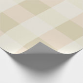 Gingham | Roze & Crème Cadeaupapier (Hoek)