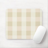 Gingham | Roze & Crème Muismat (Met muis)