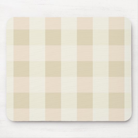 Gingham | Roze & Crème Muismat (Voorkant)