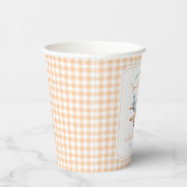 Gingham Time vliegt eerste verjaardag vliegtuig Papieren Bekers (Rechts)