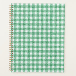 Gingham vert menthe à l'eau