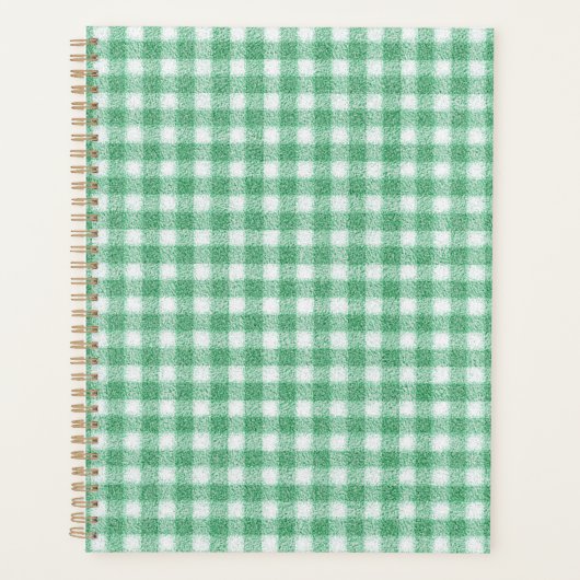 Gingham vert menthe à l'eau (Devant)