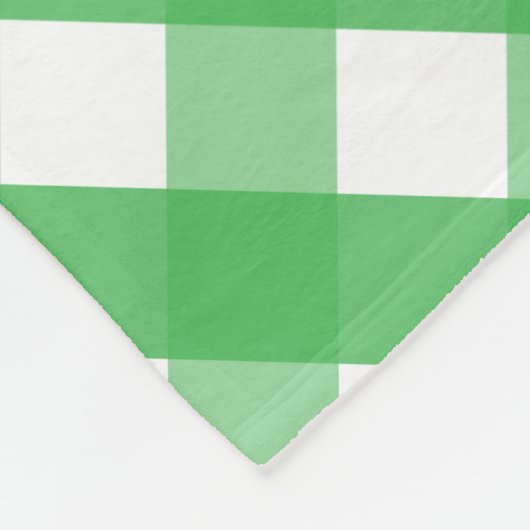 Gingham Whale Personalized Fleece Blanket (Hoek)