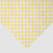 Gingham Yellow Diagonal Pattern Tissuepapier (Detail)