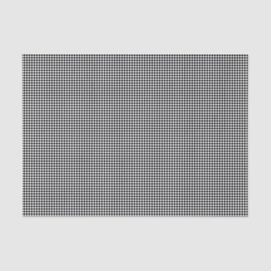Gingham, zwart-wit-WEEFSUE WRAP PAPIER (Voorkant)