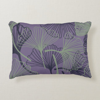 Gingko biloba: abstract  patroon. accent kussen
