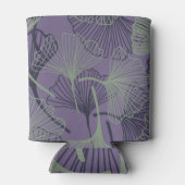 Gingko biloba: abstract  patroon. blikjeskoeler (Achterkant)