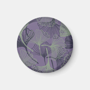 Gingko biloba: abstract  patroon. magneet