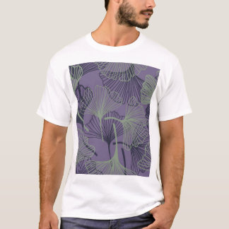 Gingko biloba: abstract  patroon. t-shirt