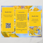 Gingko Business Logo Gevouwen Brochure (Achterkant)