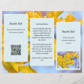 Gingko Business Logo Gevouwen Brochure (Achterkant)