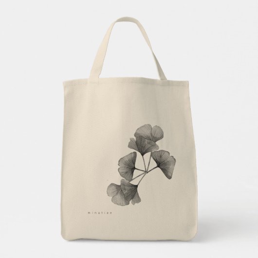  Gingko Canvas tas (Achterkant)