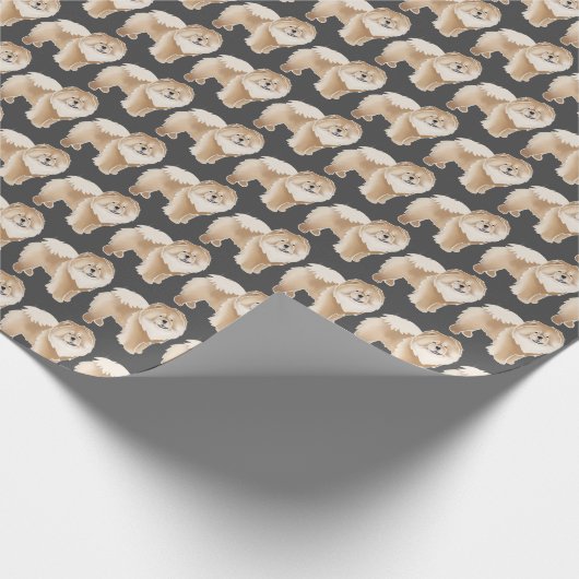 GINGKO Chow cadeauomslag achtergrondkleur Cadeaupapier (Hoek)