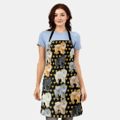 GINGKO DE KEUZE (hart) All-Over Print Apron Schort (Gedragen)