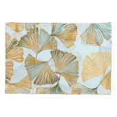 Gingko laat Waterverf naadloos patroon Kussensloop (Achterkant)