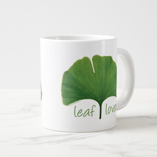 Gingko Leaf Jumbo Mok (Voorkant rechts)