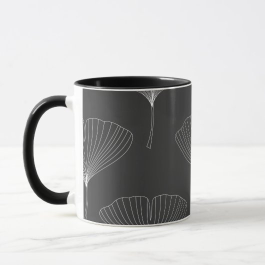 Gingko leaf mok (Links)