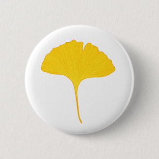 Gingko Leaf Ronde Button 5,7 Cm