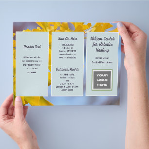 Gingko Zakelijk Logo Gevouwen Brochure