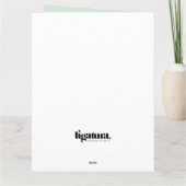 GINgle Bells Carte de voeux de vacances pliée (Dos)