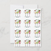 GINgle Bells| Invitations de Noël (Dos)