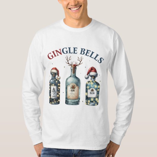 Gingle Bells Mannen T-shirt (Voorkant)