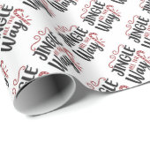 Gingle helemaal naar typografie cadeaupapier (Rol Hoek)