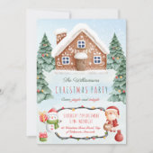 Gingpain maison invitation fête de Noël (Devant)