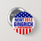 GINGRICH RONDE BUTTON 5,7 CM (Voorkant /achterkant)