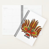Gini Raksha Mask Spiral Event Planner - Sri Lanka (Devant avec enveloppe)