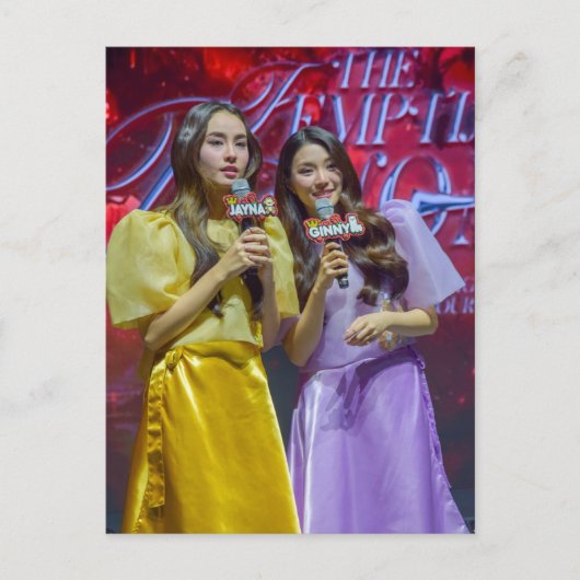 GinJay Ginny and Jayna Feestdagenkaart (Voorkant)