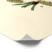  Ginkgo Biloba Botanische illustratie Poster (Hoek)