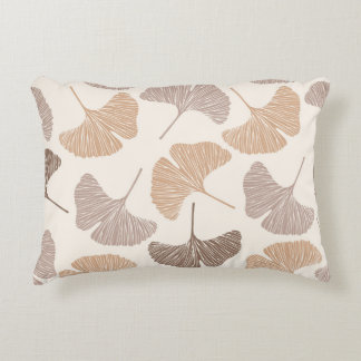 Ginkgo biloba: droog naadloos design. accent kussen