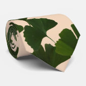 Ginkgo Biloba Feuille Cravate Abstrait (Roulé)