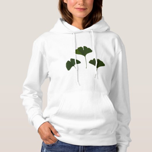 Ginkgo Biloba Leaves Hoodie (Voorkant)