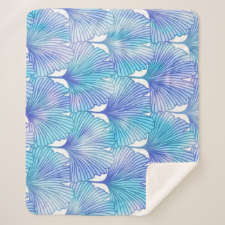 Ginkgo Biloba verlaat herfstpatroon Sherpa Deken