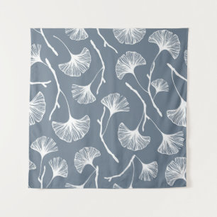 Ginkgo biloba verlaat naadloos patroon wandkleed