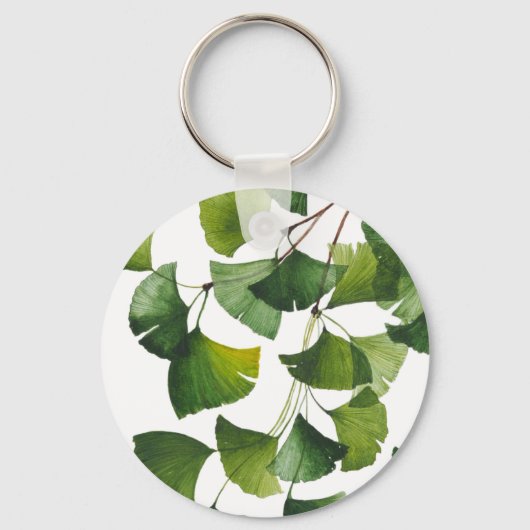 Ginkgo Biloba Vert - Porte-clés (Recto)