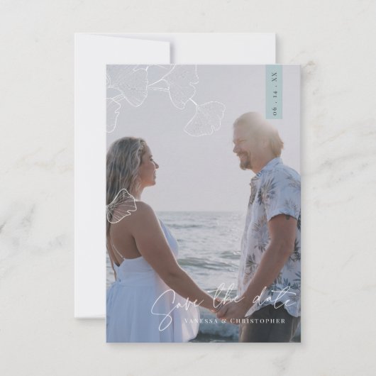 Ginkgo Biloba Whimsical Flat Enregistrer La Carte (Devant)