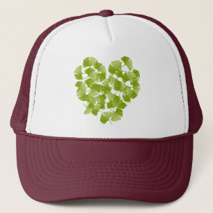 Ginkgo Blad Hart Trucker Pet