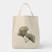 Ginkgo Botanical Design Canvas tas (Achterkant)