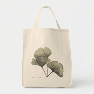 Ginkgo Botanical Design Canvas tas