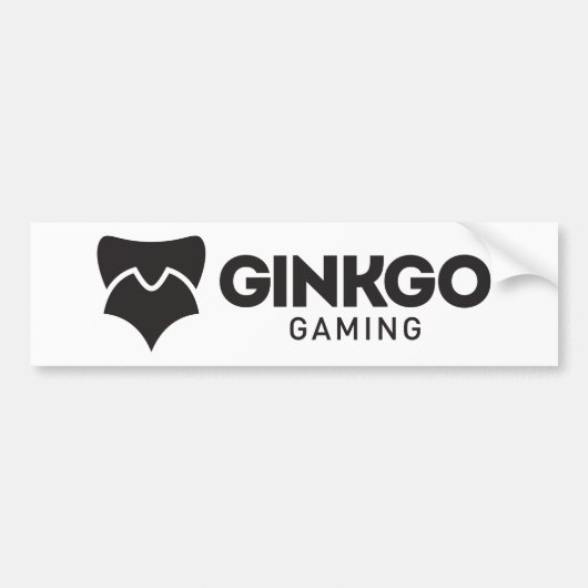 Ginkgo Bumpersticker (Voorkant)