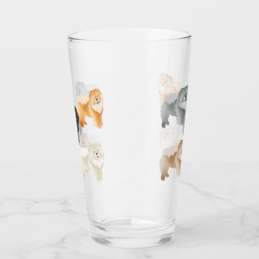 Ginkgo Chow 5 couleurs verre (Droite)