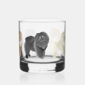 GINKGO CHOW 5 vachtkleuren Rocks glas (Achterkant)